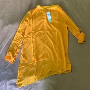 NWT Joan Vass v-neck tunic